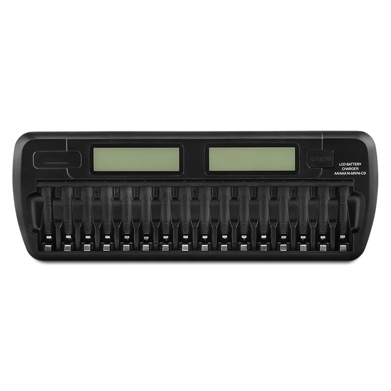 

Battery Charger for e neloop 2000 16 slots 2-LCD Built-In IC Protection Intelligent Rapid 16 pcs 1.2V rechargeable cells