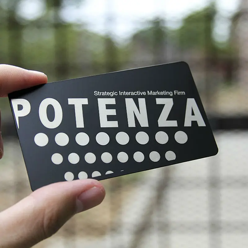 Black Metal Business Card business cards