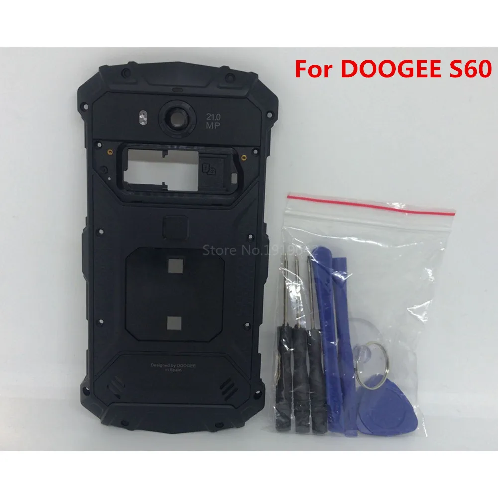Чехол для телефона DOOGEE S60 5,2 дюйма с задней рамкой, чехол для ремонта, запчасти, защитный чехол+ Инструменты для ремонта