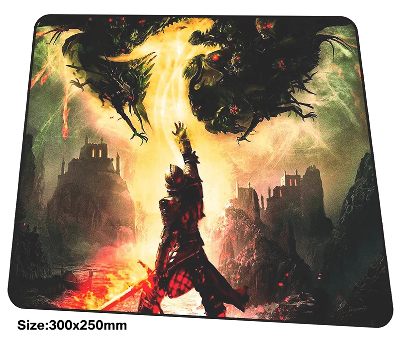 Коврик для мыши dragon age 300x250 мм игровой коврик геймерский эргономичный большой