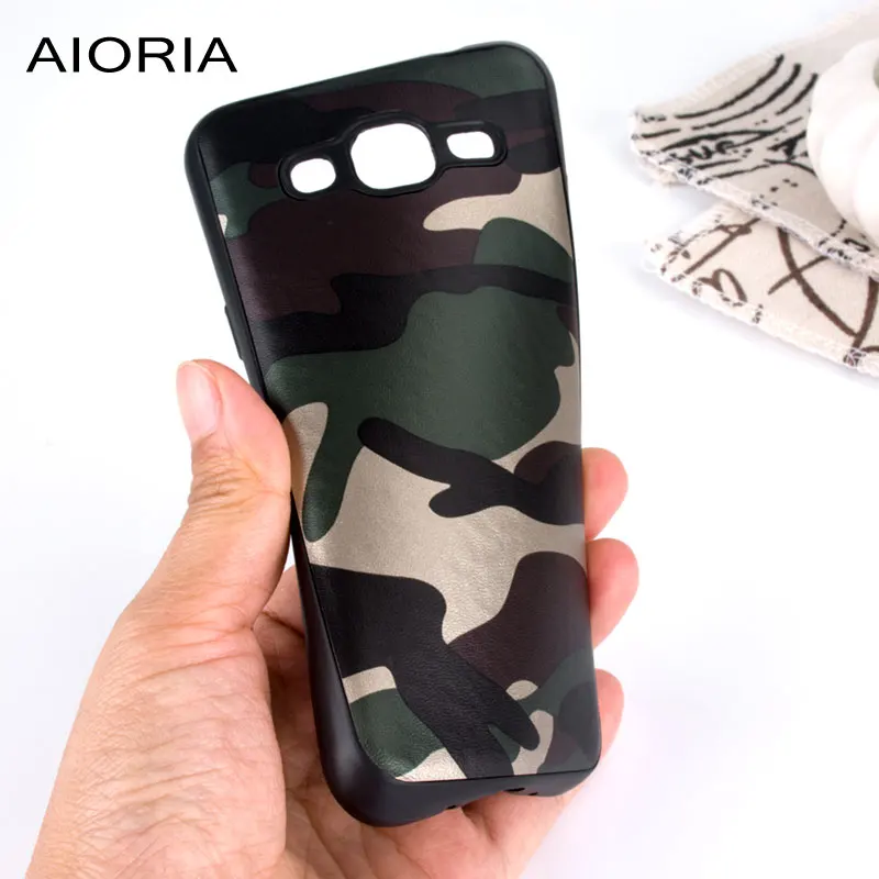 AIORIA Camouflage case for Samsung Galaxy J3 2016 soft TPU