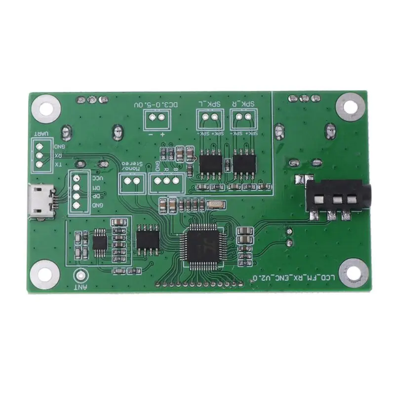 1 шт. 87-108 МГц DSP& PLL lcd стерео цифровой FM радио приемник модуль+ последовательное управление