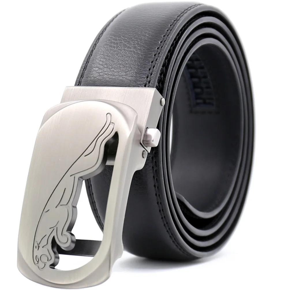 

2019 Brand Jaguar Men Belt Designer Belts Men High Quality Automatic Buckle Cowhide Belts Luxury Cinturones Hombre