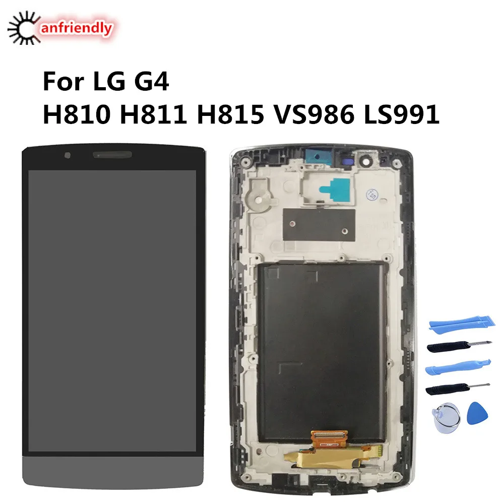 

For LG G4 G 4 LCD Display+Touch Screen With Frame Replacement Digitizer Assembly For LG G4 H810 H811 H815 VS986 LS991 Screen