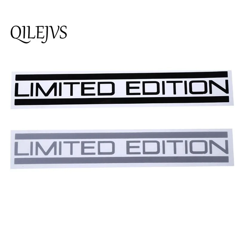 

20CM*2.9CM LIMITED EDITION Creative Vinyl Car Sticker Black/White Retro-reflective Decal Car-styling