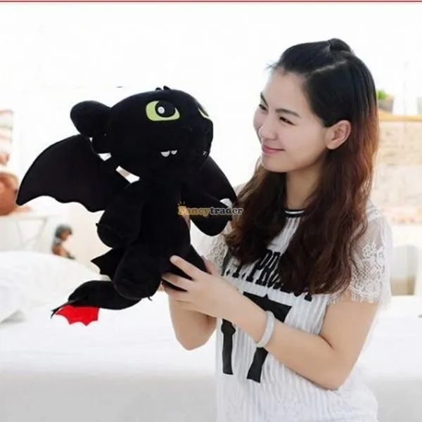 Fancytrader 20`` 50cm How to Train Your Dragon Super Lovely Plush Soft Stuffed Toothless TOY, FT50245(9)