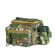 Камуфляжная Большая вместительная водонепроницаемая рыболовная Сумка, многофункциональная рыболовная снасть, сумка на плечо