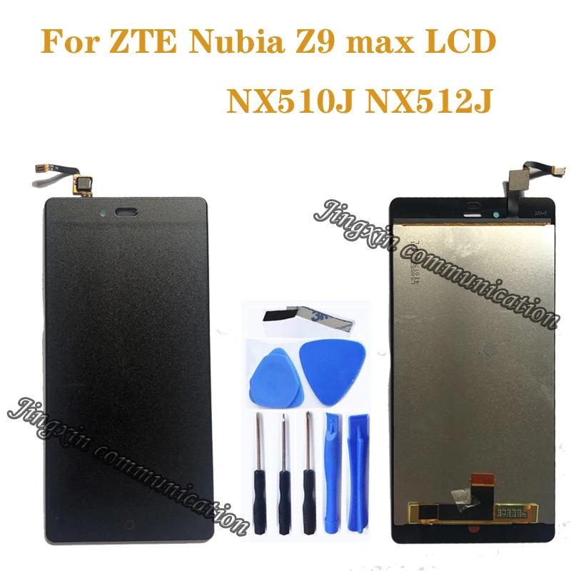 

5.5" for ZTE Nubia Z9 Max NX510J NX512J LCD + touch screen digitizer sensor component screen repair replacement parts