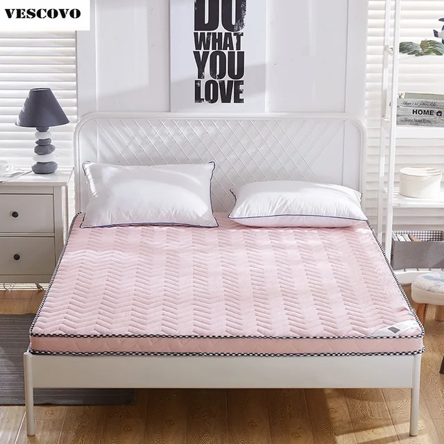Female Pink Slow Rebound Stereoscopic Mattress Folding High Quality