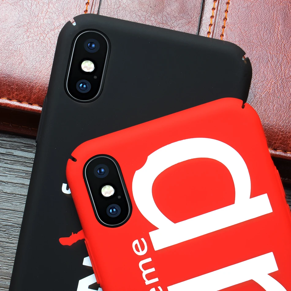 Ultra Thin Case for iPhone X 8 7 6 5 Plus Back Cover Fitted Half Wrapped 6S 5S Phone cases for iPhone7 iPhone8 iPhone6 4