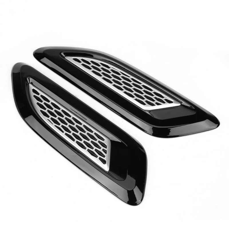 

1 Pair Exterior Hood Air Vent Outlet Wing Trim For Land Rover Range Rover Evoque 2012 2013 2014 2015 2016 2017 2018 Car Stylin