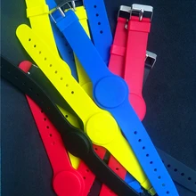 13,56 МГц FM11RF08 MF S50 1K NFC Браслет RFID IC браслет на запястье Регулируемый RFID браслет