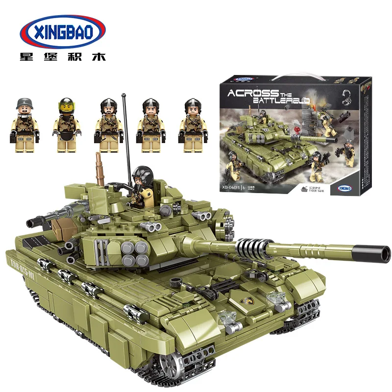 

XINGBAO XB06015 Army Series Military Building Blocks Tiger Tank Self-Locking Brick City Police Special Forces Soldier Bricks