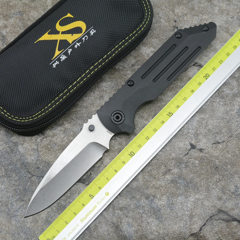 Складной нож XS B0610 S35VN лезвие из титана + G10 Ручка для охоты кемпинга карманные