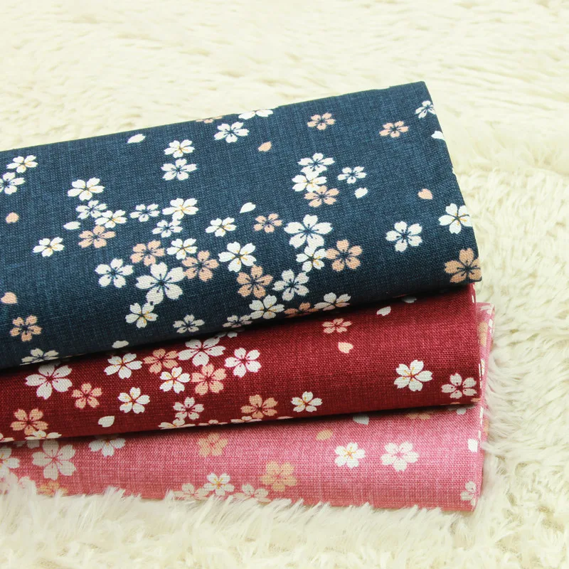 Полуярд, Плотная хлопковая ткань, мягкая ветерка, вишневая ткань, ручная работа, сумка, рот, золотой пакет одежды, платье, детская одежда, T564