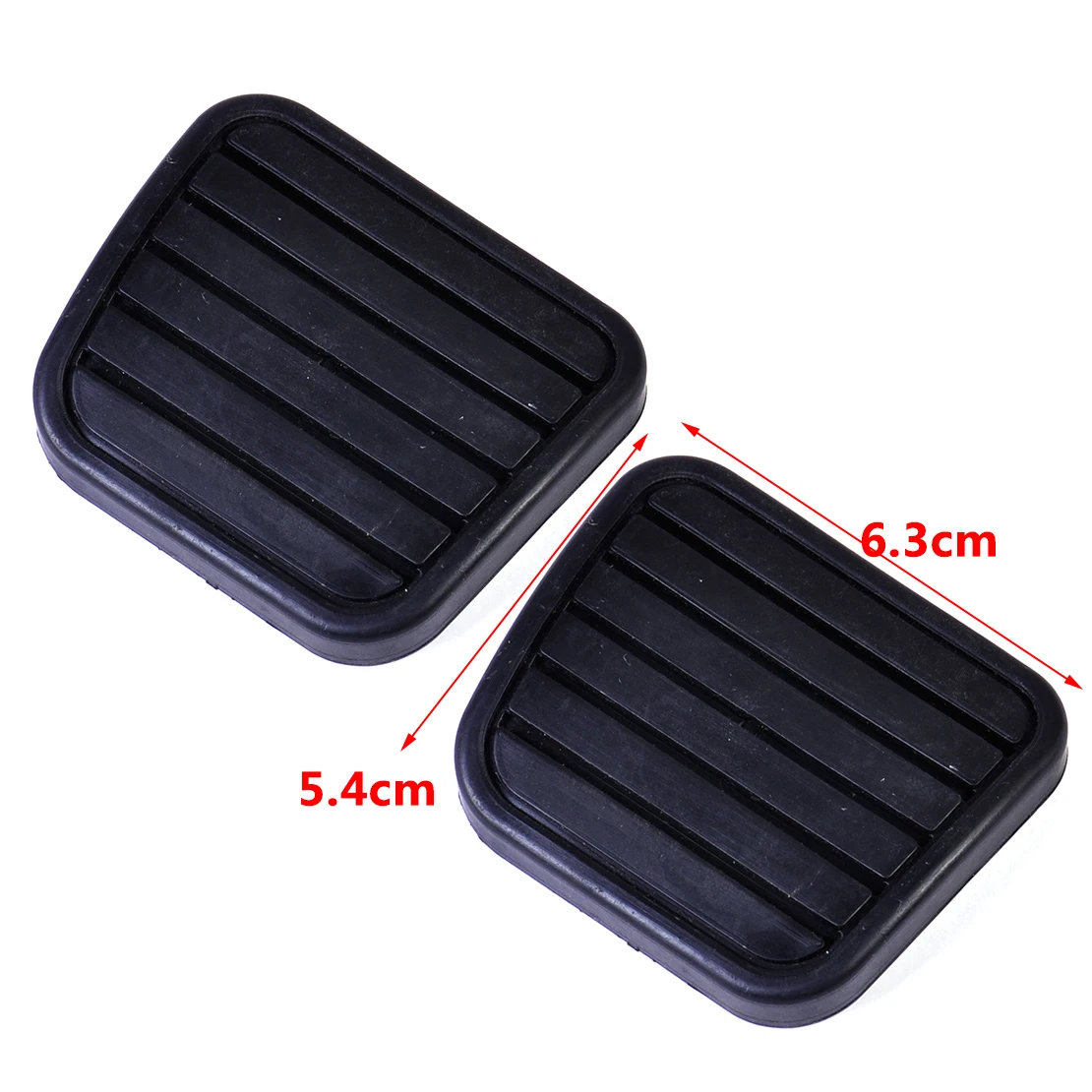 Car brake pedal pad cover 2x Rubber Car Clutch Brake Pedal Pad Cover For Great Wall V200 Man Dual Cab Pick-Up RWD 2012 2013 2014 2015