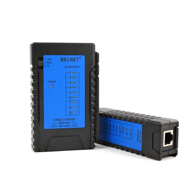 

Professional Ethernet Cable Tester RJ45 RJ11 RJ12 CAT5 CAT6 LAN Cable Tester Network Test Tools check for UTP/STP network cable