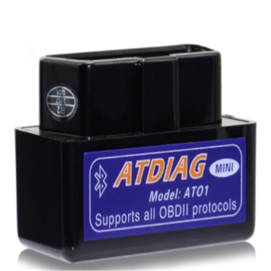 OBD2 ELM327 Bluetooth беспроводной OBD/OBDII Диагностика ELM 327 V2.1 работает - Цвет: Зеленый