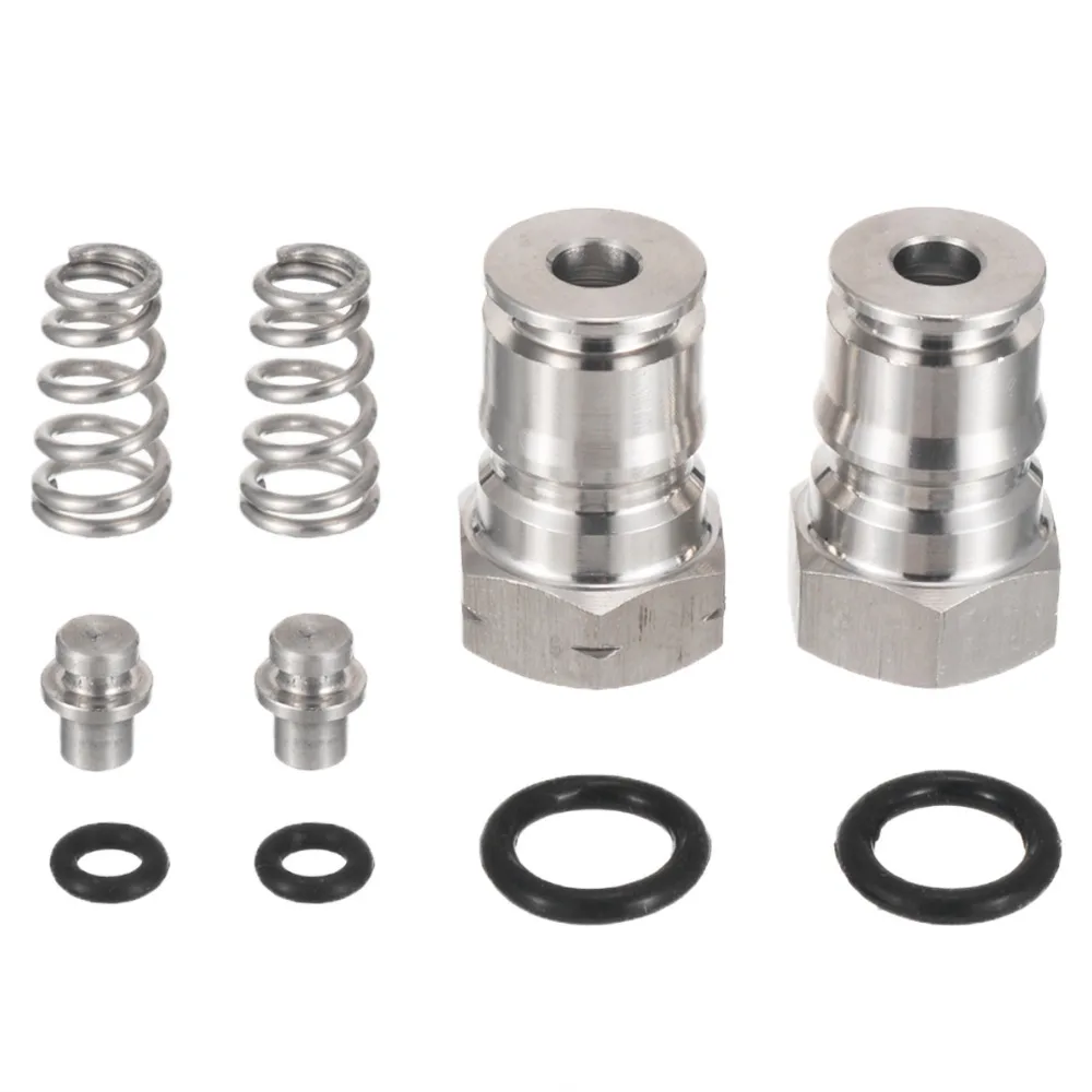 Mayitr 19/32" 18 Gas+liquid Keg Ball Lock Post & Poppet Female Thread