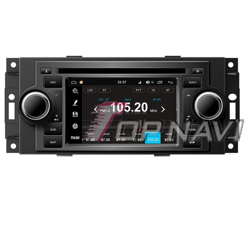Best Topnavi 5" S200 Android 8.0 Car DVD Multimedia Auto Player for Chrysler 300C PT Cruiser Dodge Ram Jeep Grand Cherokee Stereo GPS 5