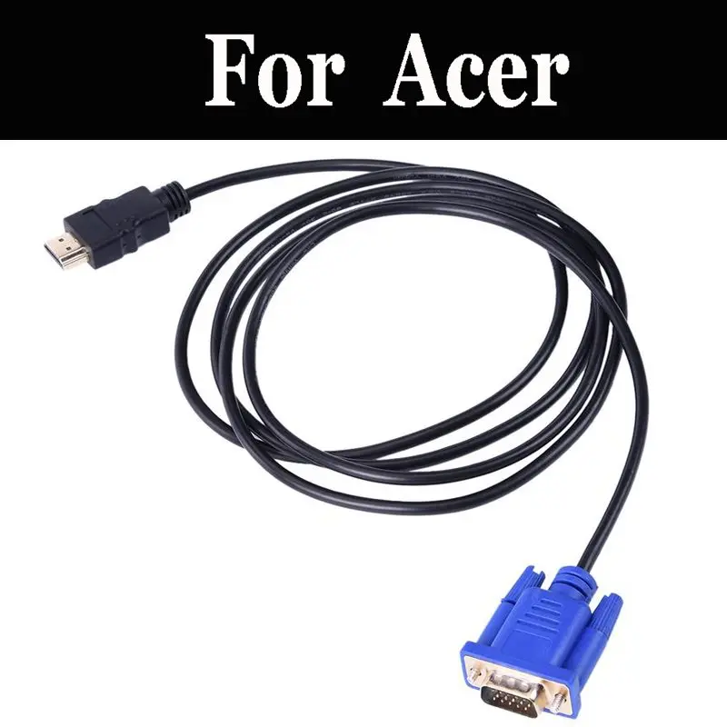 VGA к HDMI Мужской женскому видео Кабельный адаптер переходник с аудио для acer Spin NP515