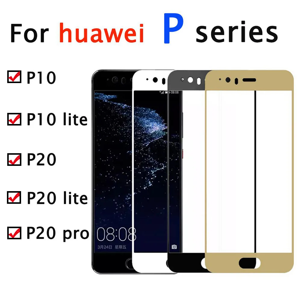 Защитное стекло для huawei p20 lite Защитная пленка экрана huawai huwei p10 p 10 20 pro закаленное