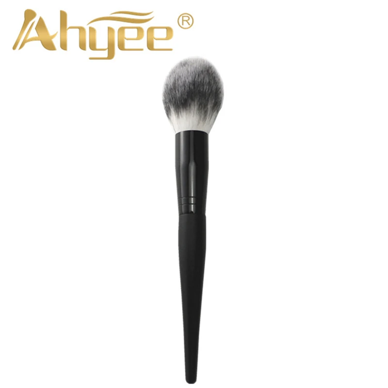 

1PC Soft Big Blush brush Long Wood Handle Synthetic Hair Fluffy Hair Pointed Tip Tail Powder Brush