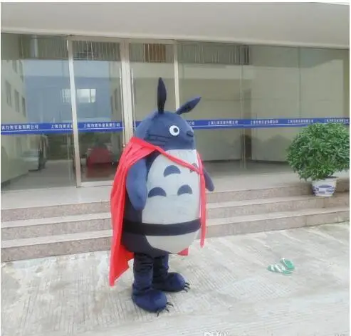 Fast Ship My Neighbor Totoro Mascot Costume Chinchilla Cartoon Costume Christmas Party fancy Dress Adult size Factory Direct Sale33
