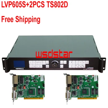 

VDWALL LVP605S LED Video Processor with 2pcs LED sending card TS802D inside New Style Hot Sales Free Shipping
