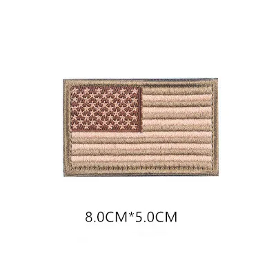 Высококлассная вышитая нить Американский вышитый флаг нашивка патриотическая США Военная тактика нашивка железная или пришить к любой одежде - Цвет: BHH11-14
