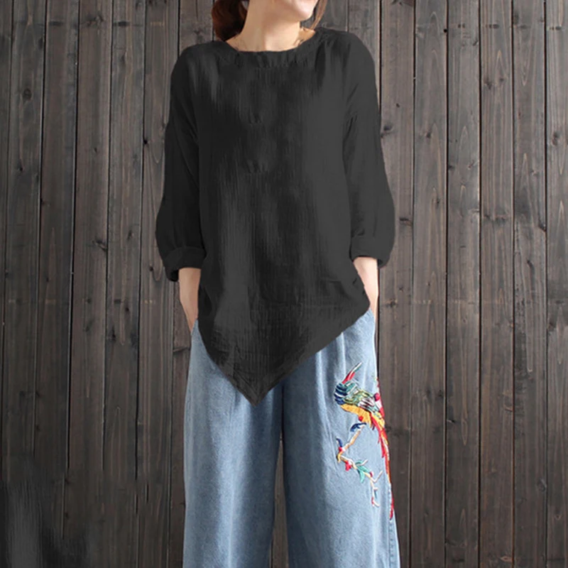 Cotton Linen Blouse (1)