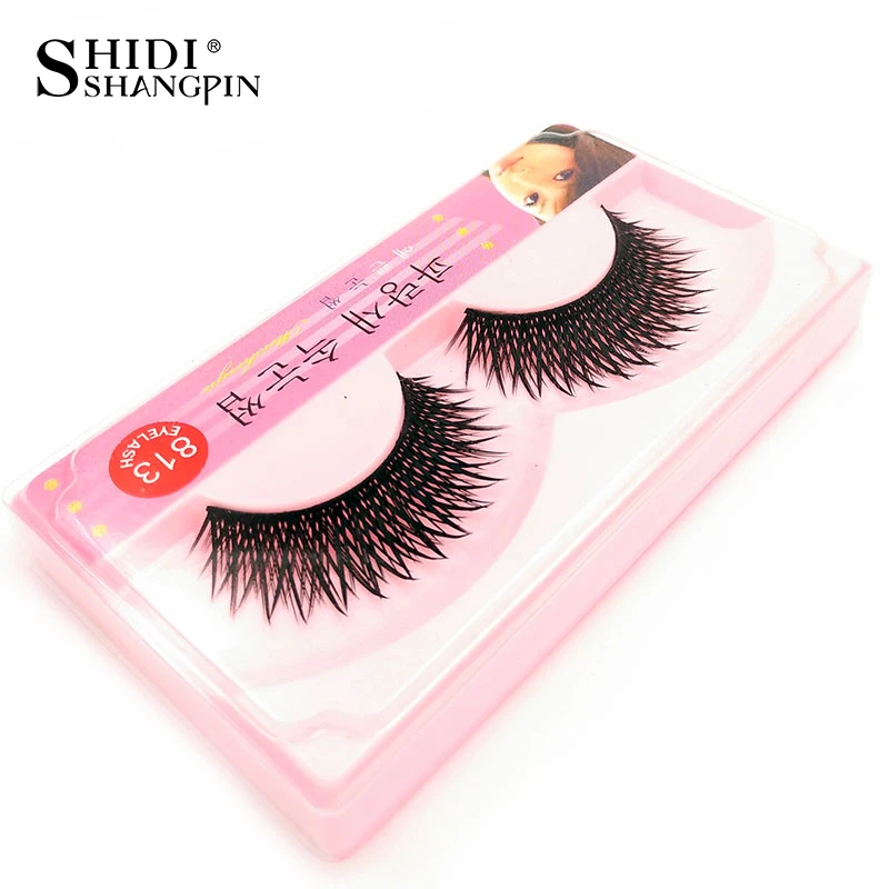 

1 pair Eyelashes Long Make Up False Lashes Thick Makeup Fake Eyelashes Eye Lashes Eyelash Extension Free Shipping JK813