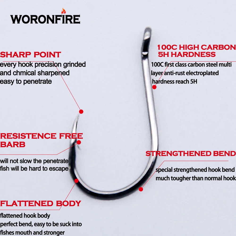 50 шт./лот крючок для ловли карпа рыболовные с высоким содержанием углерода Сталь Sharp 1/2/3/4/5/6/7/8/9/10/11/12 колючая смещение Крюк Япония