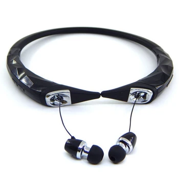

Bluetooth Earphones In Ear Mini Stereo Noise Headset Neckband Sports Running Hands-Free with Mic Long standby Earphones