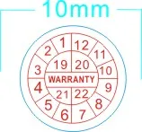Наклейка гарантия, хрупкая наклейка аннулируется, Если сломана, диаметр 1 см, оригинальная наклейка, яичной скорлупы наклейки 1000 предметов/партия