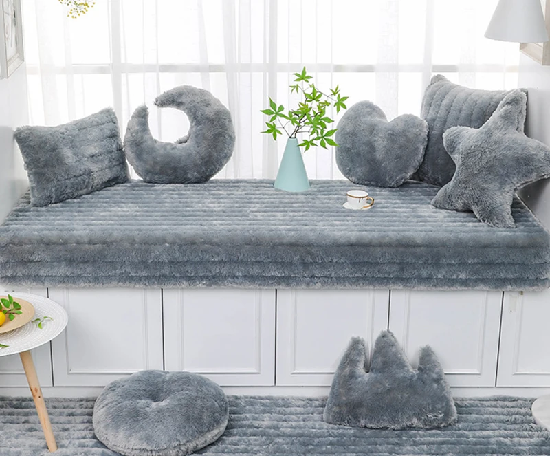 Soft Plush carpet Cloakroom Rug Bay Window/Balcony Fluffy Rug Sofa Cushion Carpet Living Room Home Decor Bedroom Carpet