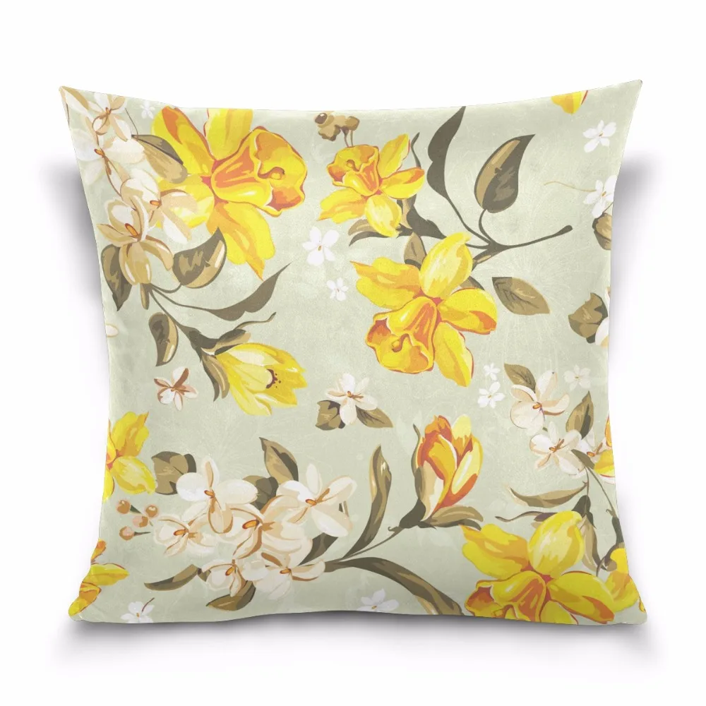 Decorative Square Pillowcase Covers 40/45/50cm Protect With Hidden