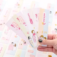 30 шт. милые закладки Kawaii Канцелярские карточки для сообщений бумажные разделители для страниц разделитель для книг школьные принадлежности Marque Page