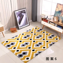 Личность геометрические ковер гостиной журнальный столик диван прикроватная тумбочка для спальни окно руку акрил ковер пользовательские