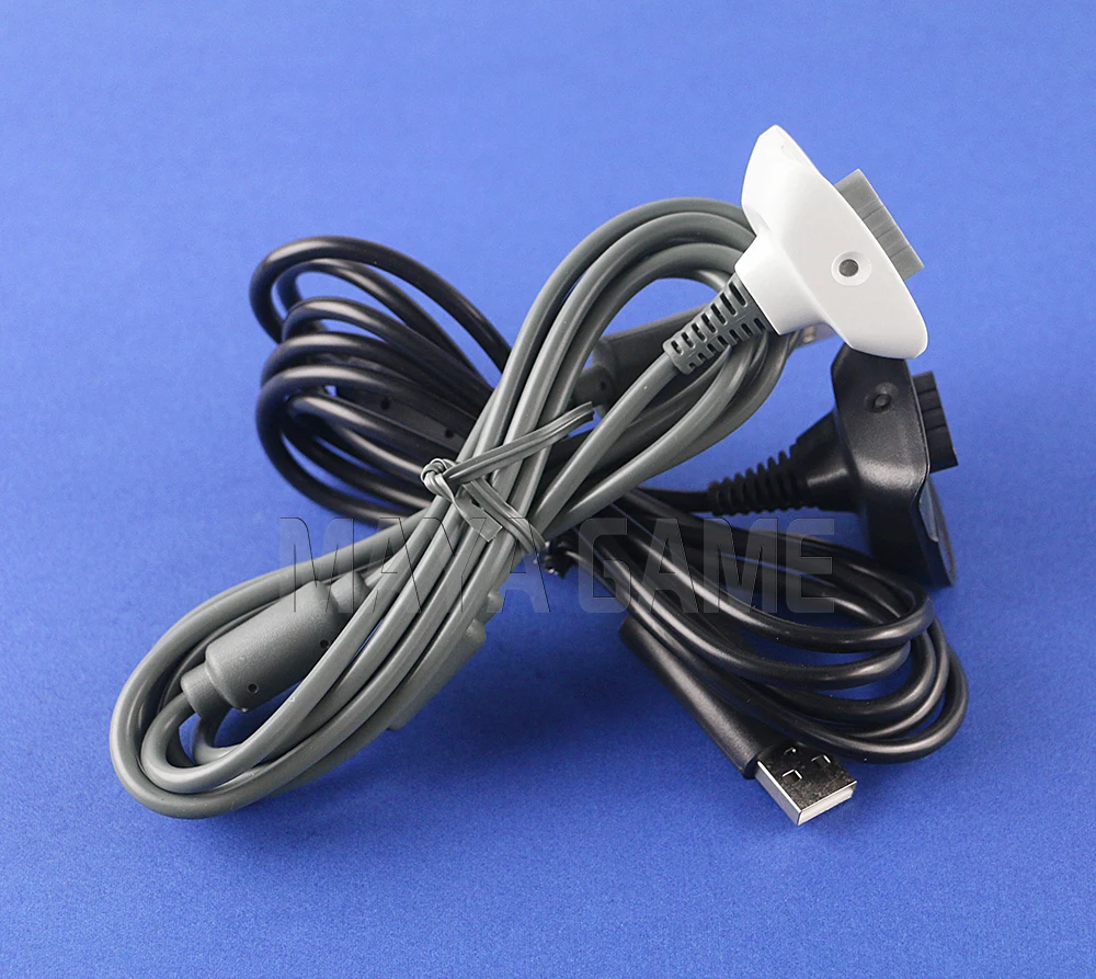 

OCGAME 3pcs/lot grey&black 2 in 1 Wireless Controller Play and Charger USB Cable for xbox360 Xbox 360