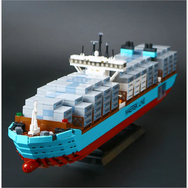 

Lepin Technic 22002 lepin Maersk Cargo Container Ship Set legoing 10241 legoing technic Maersk Cargo Container Ship Building toy