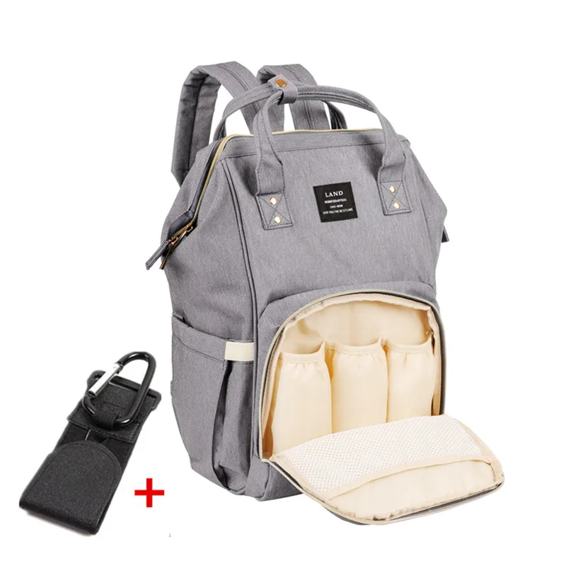 LAND Large Baby Diaper Bag Travel Backpack Maternity Baby Nappy Bag For