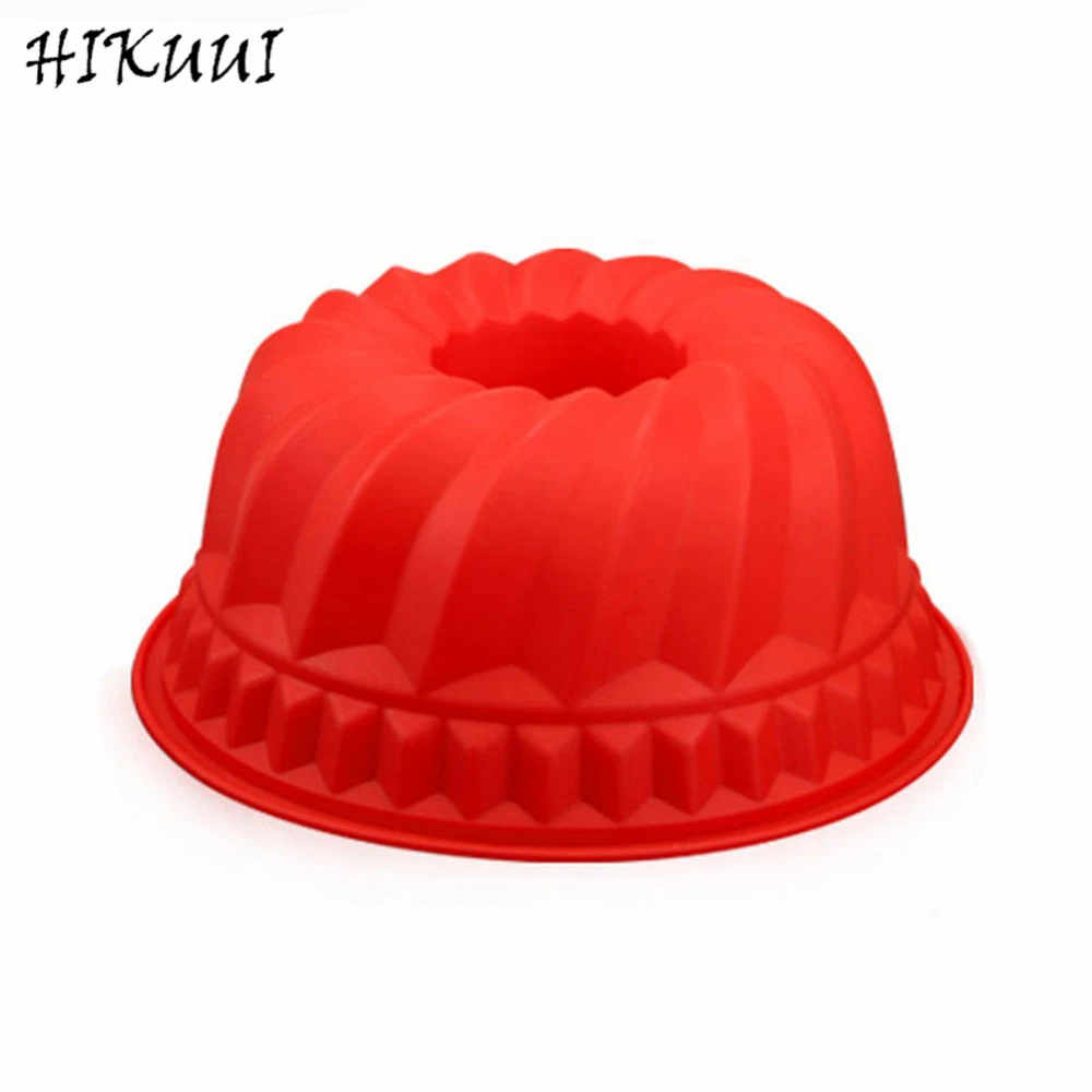 

9 Inch Big Whirlpool Silicone Molds Cake decorating Baking Tools For 3D Chocolate Sponge Cakes Chiffon Mousse Dessert