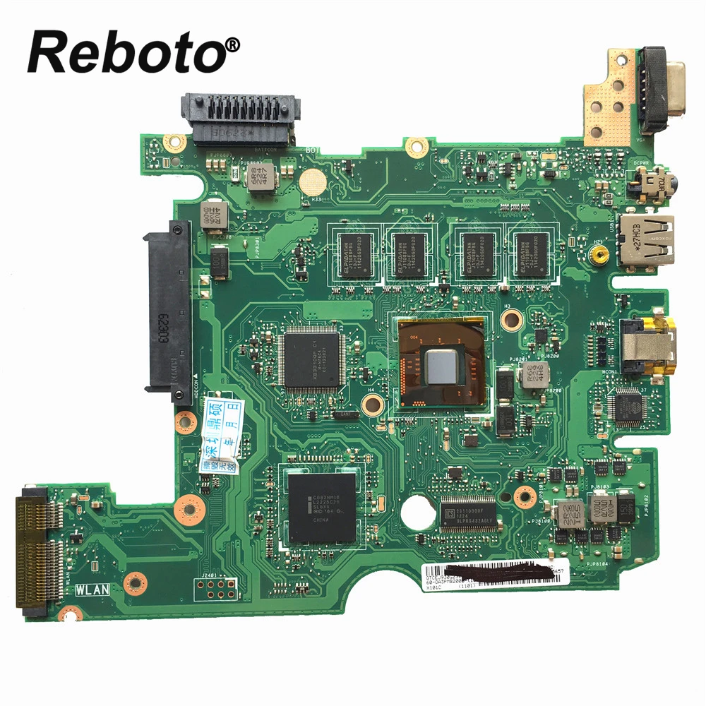 

High quality For Asus X101CH Laptop motherboard mainboard X101CH MAIN REV:3.2 PCB With N2600 CPU 100% Tested Fast Ship