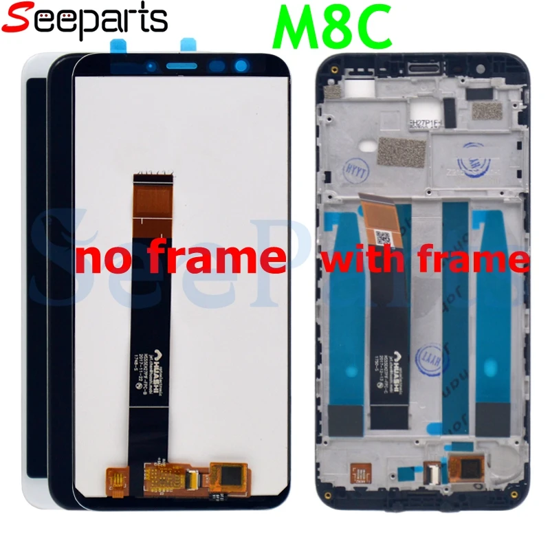 2018 NEW For Meizu M8C LCD Display with Touch screen with frame Digitizer assembly replacement parts for meizu M8 C M809L LCD   (5)