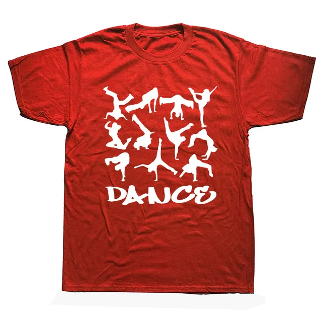 New Summer Dance Street Dance Adult Funny T Shirts Short Sleeve Cotton Fashion T Shirt Men