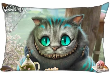 

Best Custom Cheshire Cat Alice Pillow Covers Cases Rectangle Pillowcases zipper 35x45cm (One Side Print)180516-sina-11