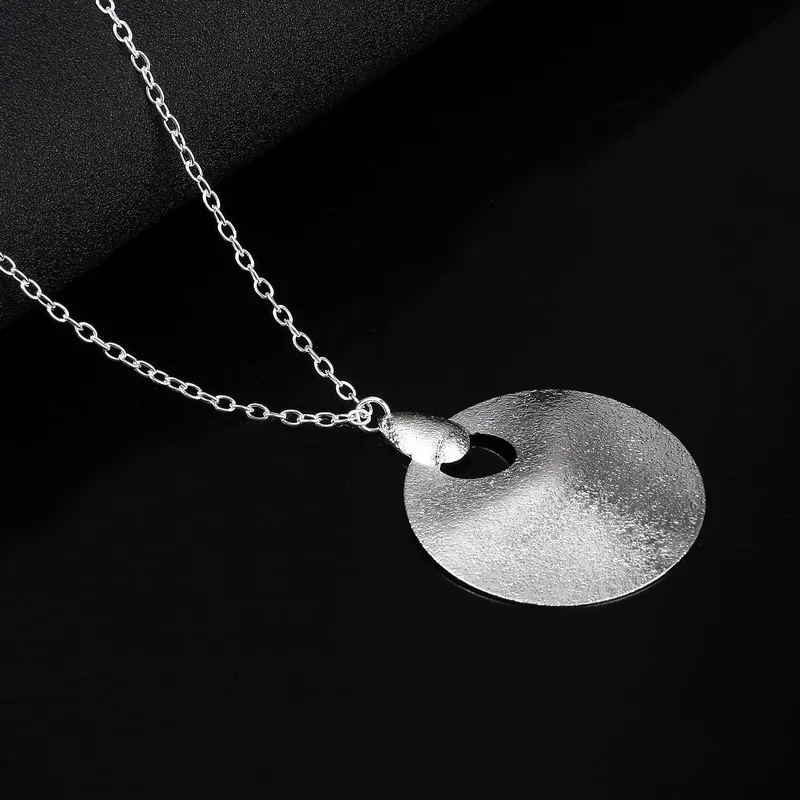 Новое поступление блестящая рифленая короткая цепь ожерелье серьги серебряное