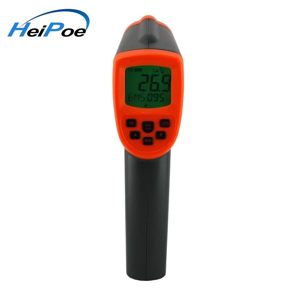 

Digital Infrared thermometer laser IR non-contact temperature Gun tester meter -18-1650 C electronic optical pyrometer