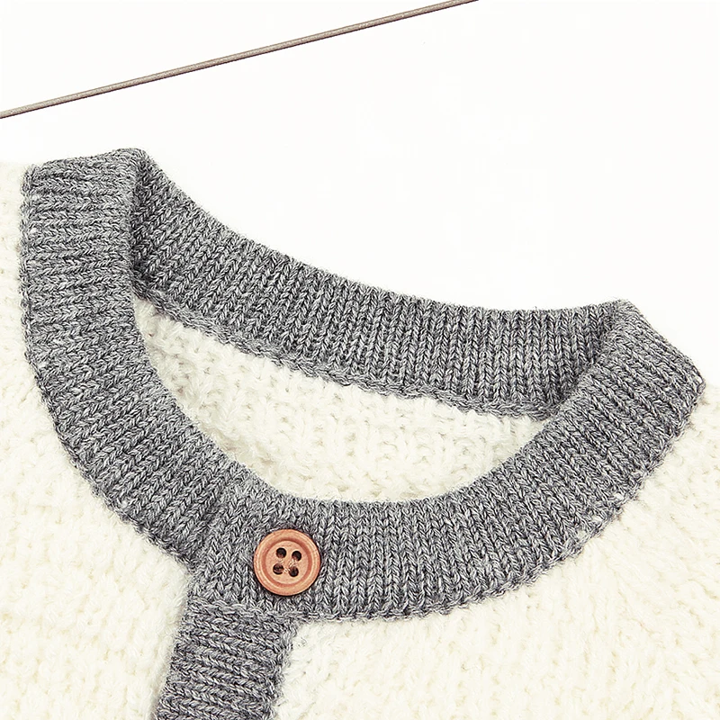 CieiK Baby Clothes Boy Girl Spring Romper+Hat 2 pcslot 2018 Knitted Jumpsuit Newborn Costume Warm Overall Infant Winter Outwear (23)
